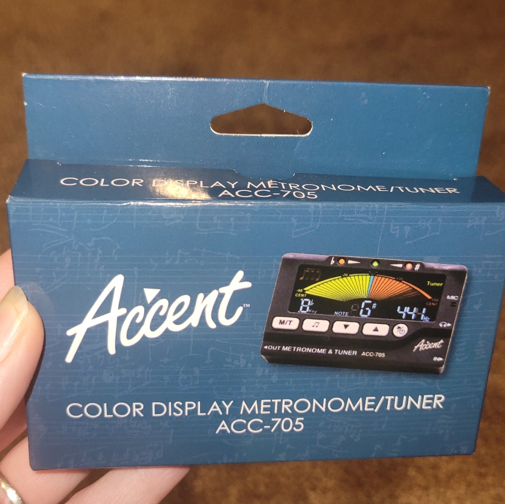 Accent Color Display Metronome/Tuner